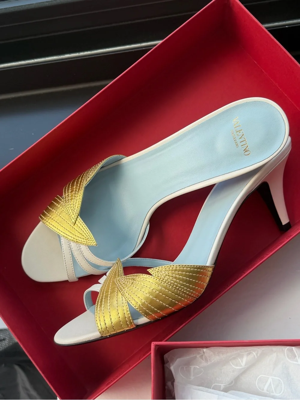 Valentino Garavani Embossed Red Gift Box